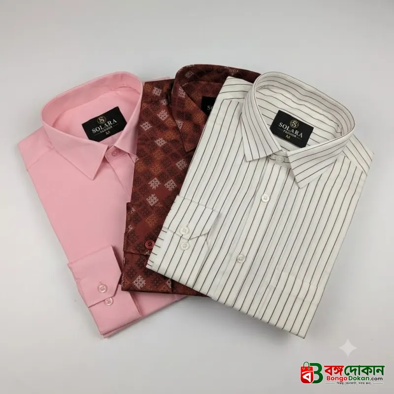 Premium Formal Shirt 3 Pcs Combo - বাংলাদেশে সেরা দাম ও নতুন কালেকশন - বাংলাদেশে সেরা অফার ও দাম