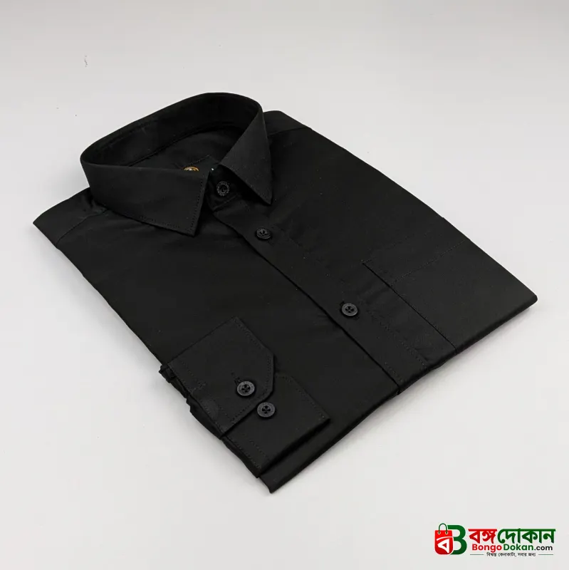 Premium Formal Shirt (Black) - বাংলাদেশে সেরা দাম ও নতুন কালেকশন - গ্যালারি