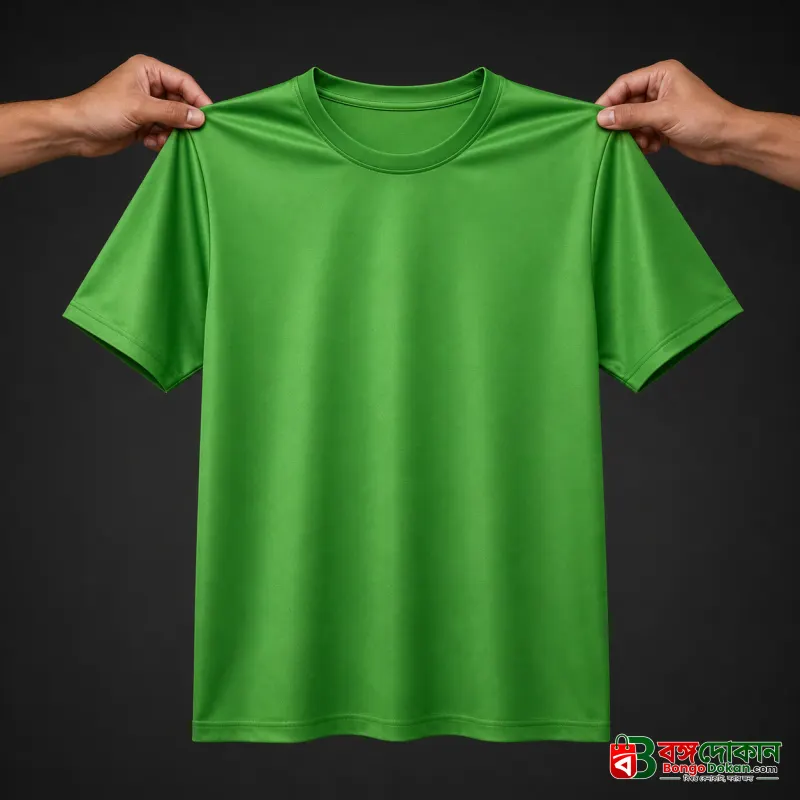 Premium Green Jersey T-Shirt – Lightweight & Breathable - বাংলাদেশে সেরা দাম ও নতুন কালেকশন - গ্যালারি