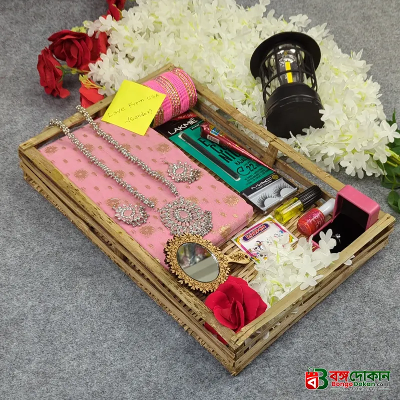 Premium Half Silk Jamdani Saree Combo Set - Pink - বাংলাদেশে সেরা দাম ও আকর্ষণীয় কালেকশন - বাংলাদেশে সেরা অফার ও দাম