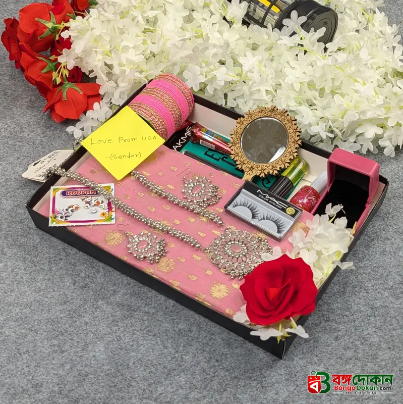 Premium Half Silk Jamdani Saree Combo Set - Pink - বাংলাদেশে সেরা দাম ও আকর্ষণীয় কালেকশন - গ্যালারি