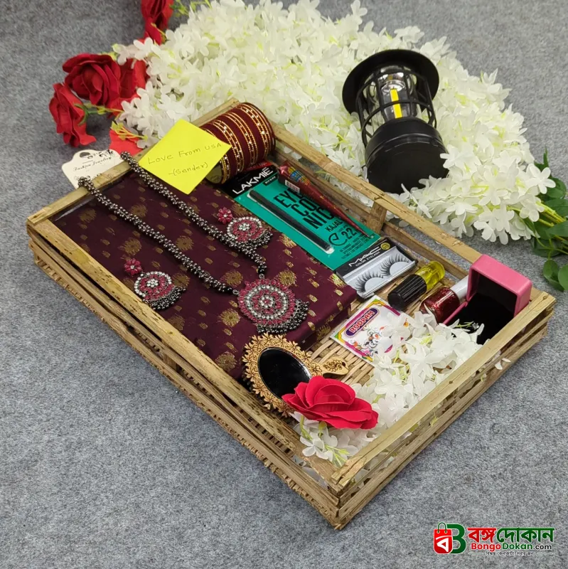 Premium Half Silk Jamdani Saree Combo Set - Maroon - বাংলাদেশে সেরা দাম ও আকর্ষণীয় কালেকশন - বাংলাদেশে সেরা অফার ও দাম