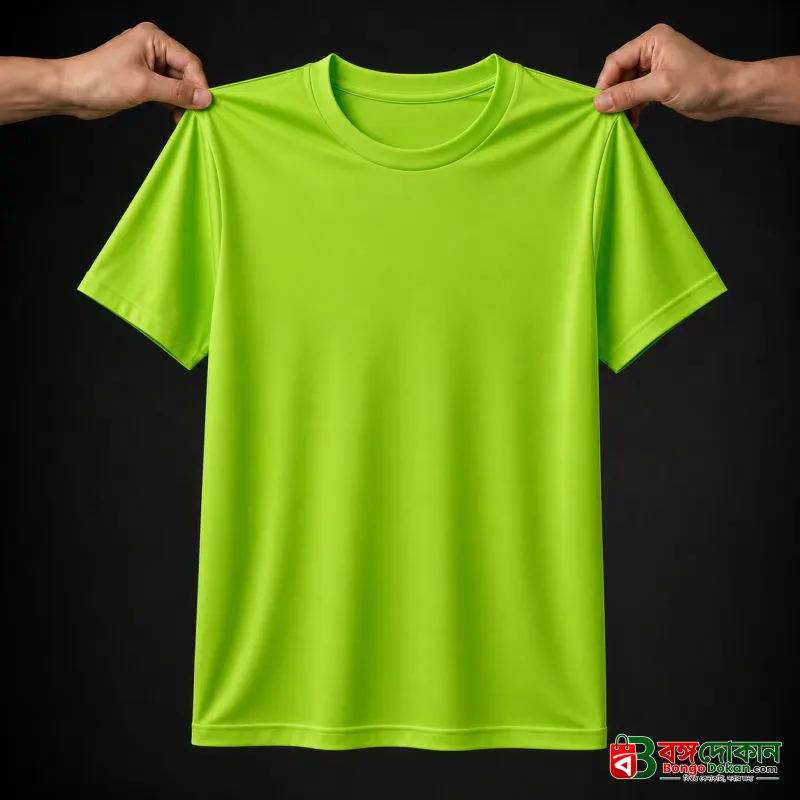 Premium Parrot Green Jersey T-Shirt – Lightweight & Breathable - বাংলাদেশে সেরা দাম ও নতুন কালেকশন - গ্যালারি