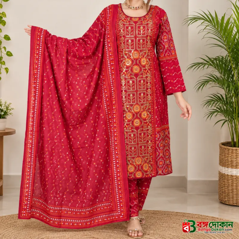 Premium ready-made three-piece collection with a smart and regal look. - বাংলাদেশে সেরা দাম ও আকর্ষণীয় কালেকশন - বাংলাদেশে সেরা অফার ও দাম