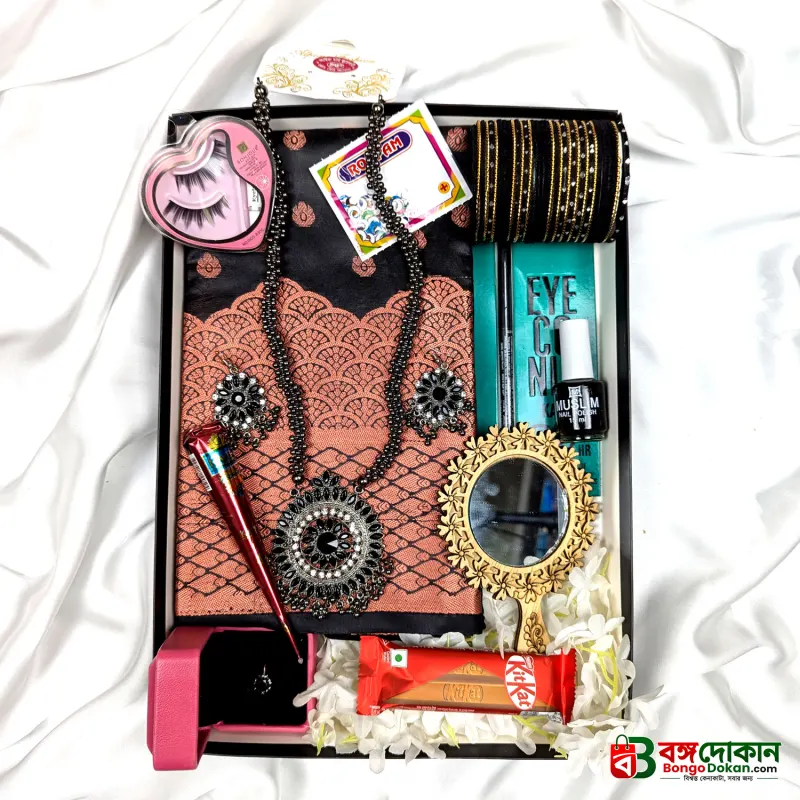 Premium Silk Katan Saree Combo Pack – Black - বাংলাদেশে সেরা দাম ও আকর্ষণীয় কালেকশন - গ্যালারি