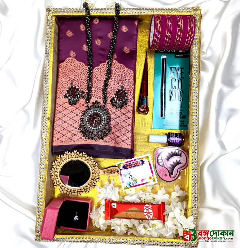 Premium Silk Katan Saree Combo Pack – Onion - বাংলাদেশে সেরা দাম ও আকর্ষণীয় কালেকশন - গ্যালারি