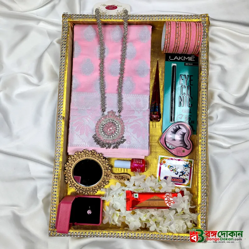 Premium Silk Katan Saree Combo Pack – Pink - বাংলাদেশে সেরা দাম ও আকর্ষণীয় কালেকশন - গ্যালারি
