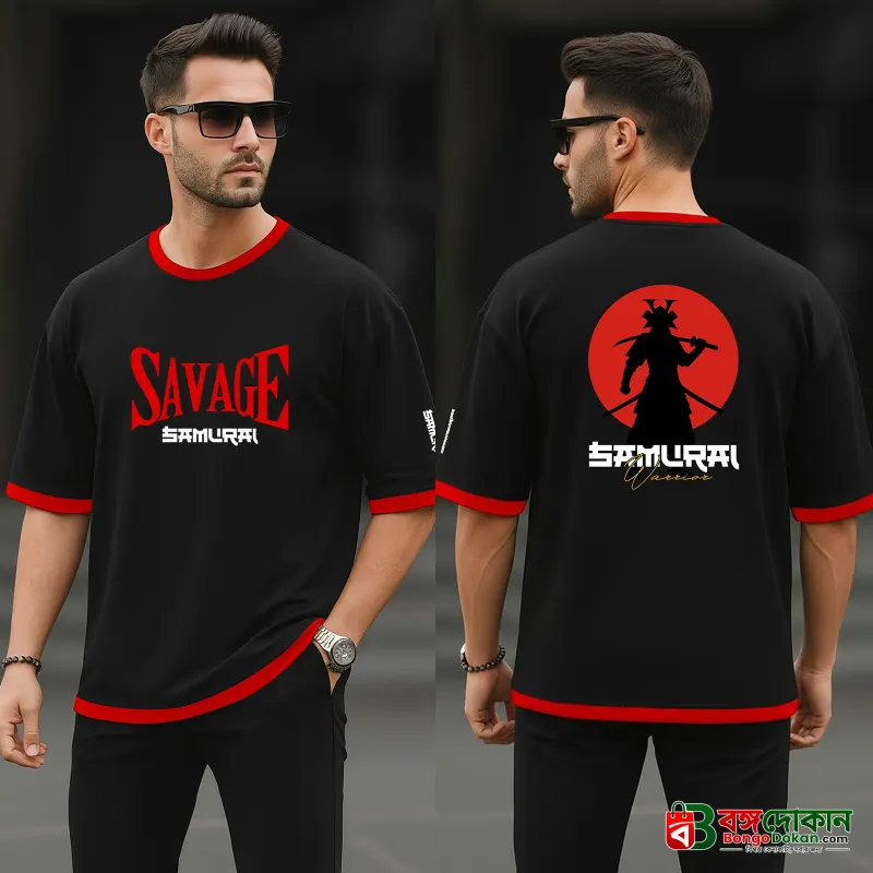 Premium Streetwear Drop Shoulder T-shirt for Men - বাংলাদেশে সেরা দাম ও নতুন কালেকশন - গ্যালারি