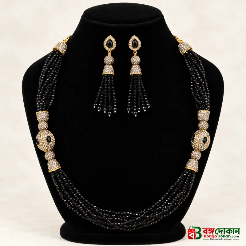 Premium Turkish Crystal and Antique Ball Necklace Set - বাংলাদেশে সেরা দাম ও এক্সক্লুসিভ ডিজাইন - বাংলাদেশে সেরা অফার ও দাম