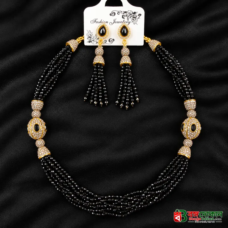 Premium Turkish Crystal and Antique Ball Necklace Set - বাংলাদেশে সেরা দাম ও এক্সক্লুসিভ ডিজাইন - গ্যালারি