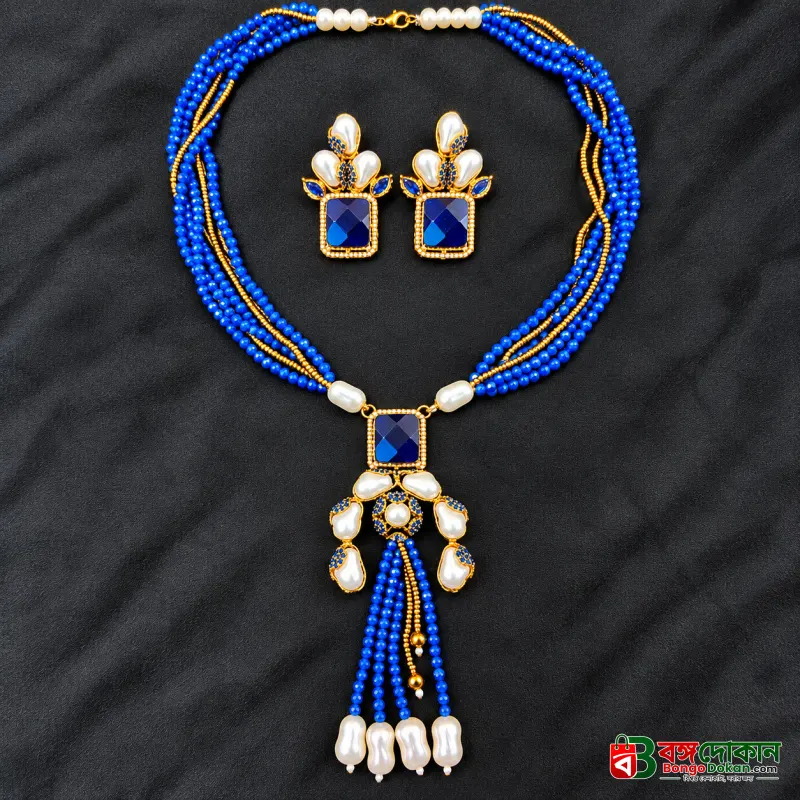 Premium Turkish Crystal and Pearl Necklace Set - বাংলাদেশে সেরা দাম ও এক্সক্লুসিভ ডিজাইন - বাংলাদেশে সেরা অফার ও দাম