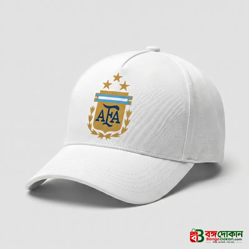Premium White Argentina AFA Supporter Cap (3 Stars) - বাংলাদেশে সেরা দাম ও নতুন কালেকশন - বাংলাদেশে সেরা অফার ও দাম