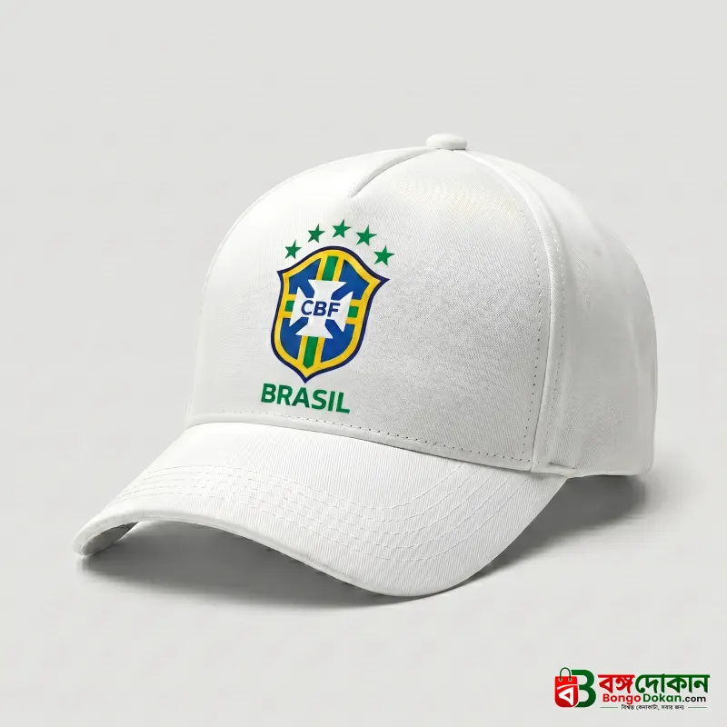 Premium White Brazil National Team Supporter Cap - বাংলাদেশে সেরা দাম ও নতুন কালেকশন - বাংলাদেশে সেরা অফার ও দাম