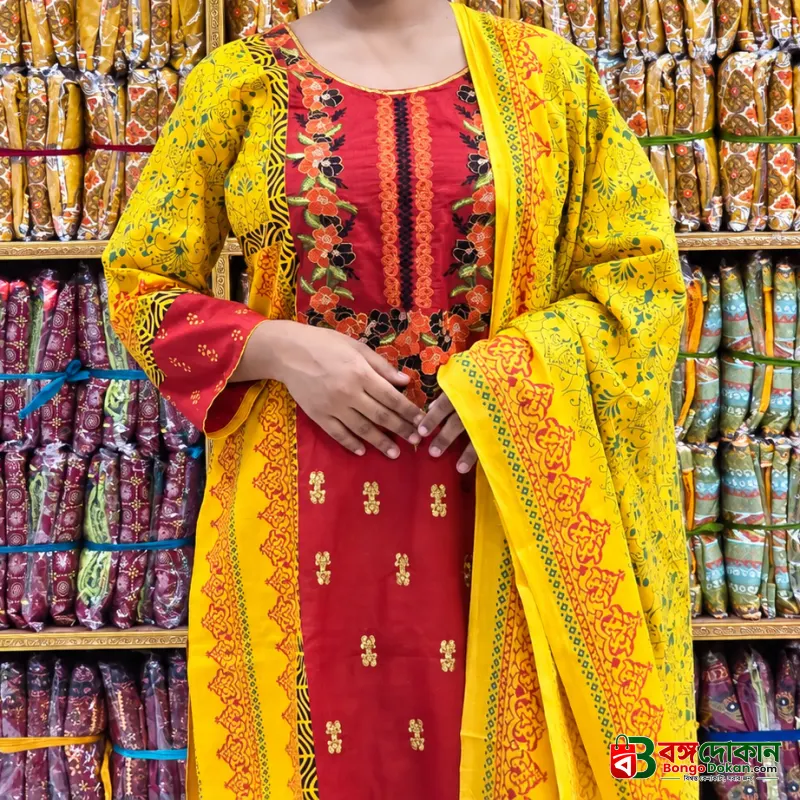Puja Special Premium Cotton Three-Piece Collection - বাংলাদেশে সেরা দাম ও আকর্ষণীয় কালেকশন - বাংলাদেশে সেরা অফার ও দাম