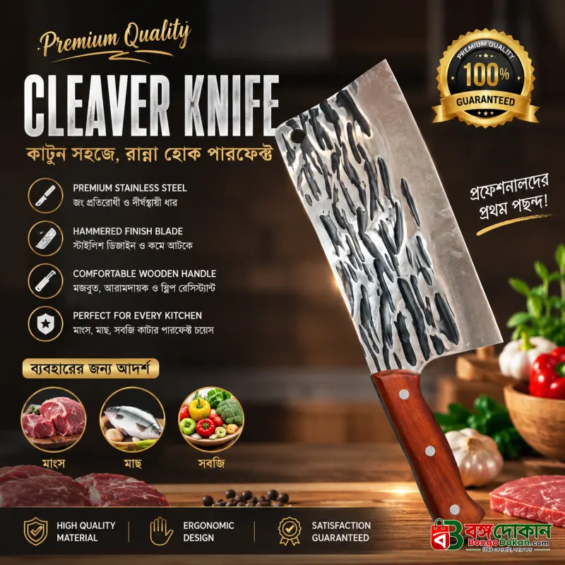 Qurbani Meat Cutting Combo Set – 3 in 1 Premium Kitchen Tool Kit 2 - বাংলাদেশে সেরা দাম ও লাইফস্টাইল কালেকশন - গ্যালারি