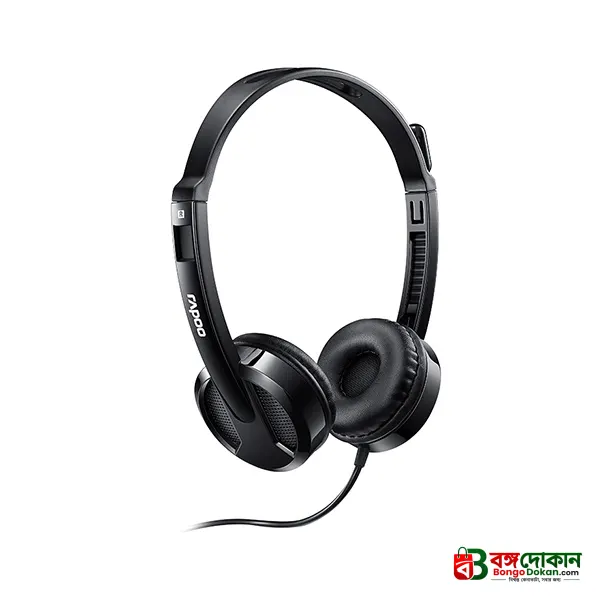 Rapoo H120 USB Stereo Wired Headset (Black) – High-Quality Stereo Sound, Flexible Rotary Microphone, Lightweight Ergonomic Design & 1-Year Warranty - বাংলাদেশে সেরা দাম ও স্পেসিফিকেশন - গ্যালারি