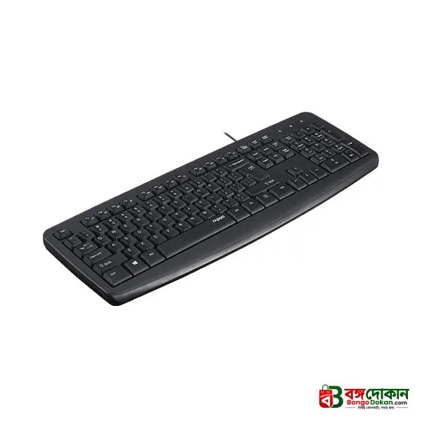 Rapoo NK2600 USB Wired Keyboard (Black) – Full-Size Layout with Integrated Palm Rest, Spill-Resistant Design, Multimedia Hotkeys & 2-Year Warranty - বাংলাদেশে সেরা দাম ও স্পেসিফিকেশন - গ্যালারি