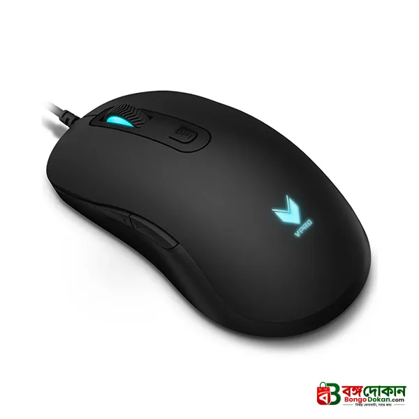 Rapoo V16 RGB Gaming Optical Mouse (Black) – 12,800 DPI Adjustable Sensor, 5 Programmable Buttons, Onboard Memory, Dynamic RGB Lighting & 2-Year Warranty - বাংলাদেশে সেরা দাম ও স্পেসিফিকেশন - গ্যালারি