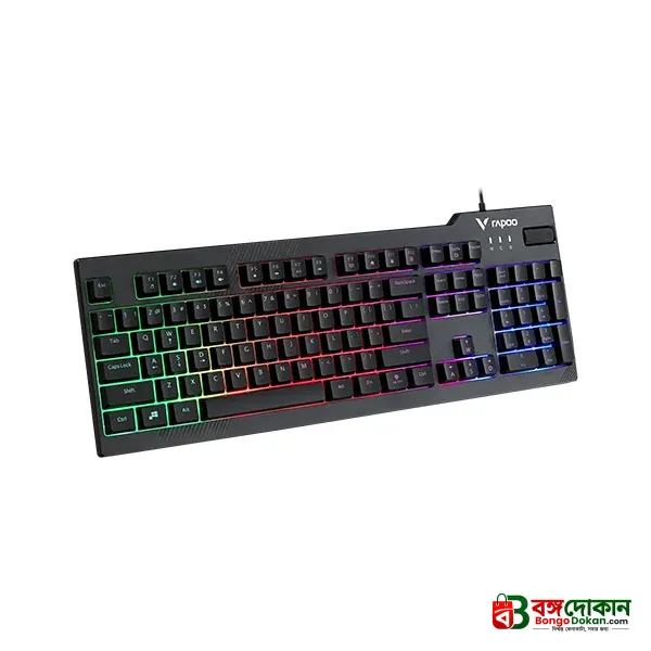 Rapoo V50S Backlit Mechanical Gaming Keyboard (Black) – Tactile Mechanical Switches, Multi-Color Backlighting, Anti-Ghosting, Durable Build & 2-Year Warranty - বাংলাদেশে সেরা দাম ও স্পেসিফিকেশন - গ্যালারি