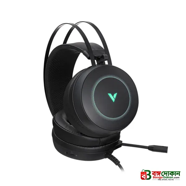 Rapoo VH160 Virtual 7.1 RGB Gaming Headset (Black) – Wired Over-Ear Headphone with Immersive Surround Sound, Noise Isolation, Comfortable Padding & Plug-and-Play Setup - বাংলাদেশে সেরা দাম ও স্পেসিফিকেশন - গ্যালারি