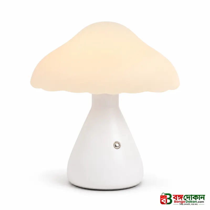 Rechargeable LED Mushroom Desk & Table Lamp – Cordless Touch Control Dimmable Ambient Night Light with Type-C USB Charging for Bedroom & Home Decor - বাংলাদেশে সেরা দাম ও স্পেসিফিকেশন - গ্যালারি
