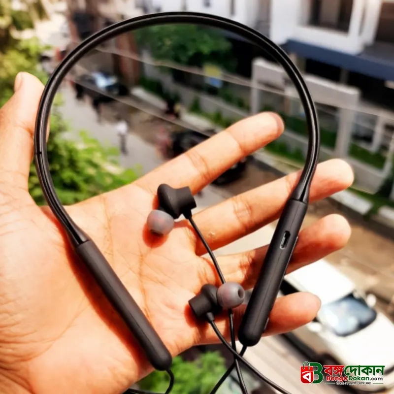 Recrsi RE-NY026 Wireless Bluetooth Neckband Headset – Super Waterproof Sports Earphones with 18 Hours Playtime, Mic, EQ & Magnetic Earbuds - বাংলাদেশে সেরা দাম ও স্পেসিফিকেশন - গ্যালারি