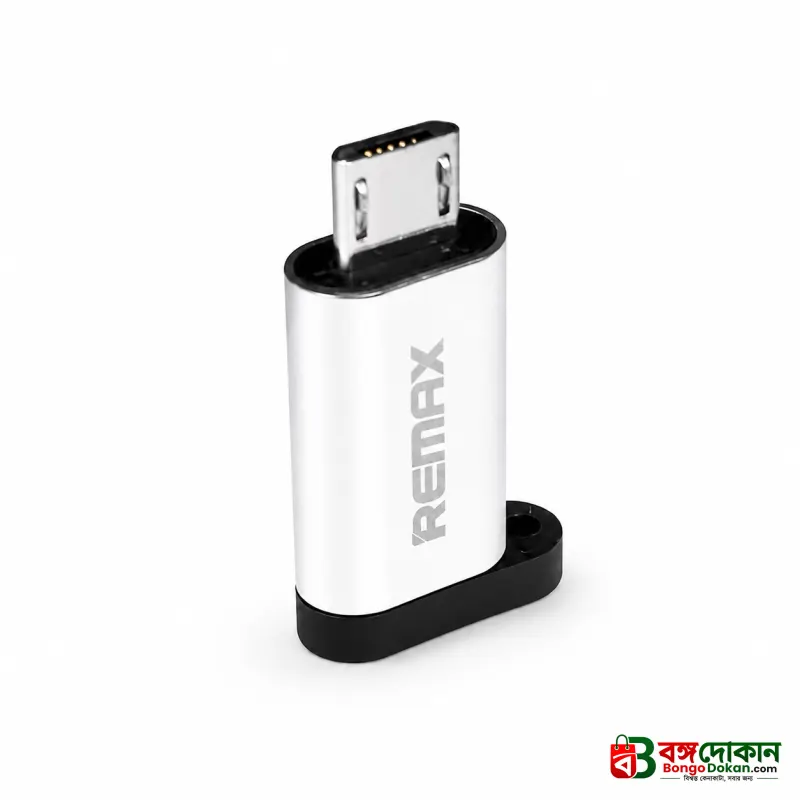 Remax USB Type-C to Micro USB Converter Adapter – Gold-Plated Aluminum Alloy OTG & Charging Connector - বাংলাদেশে সেরা দাম ও স্পেসিফিকেশন - গ্যালারি