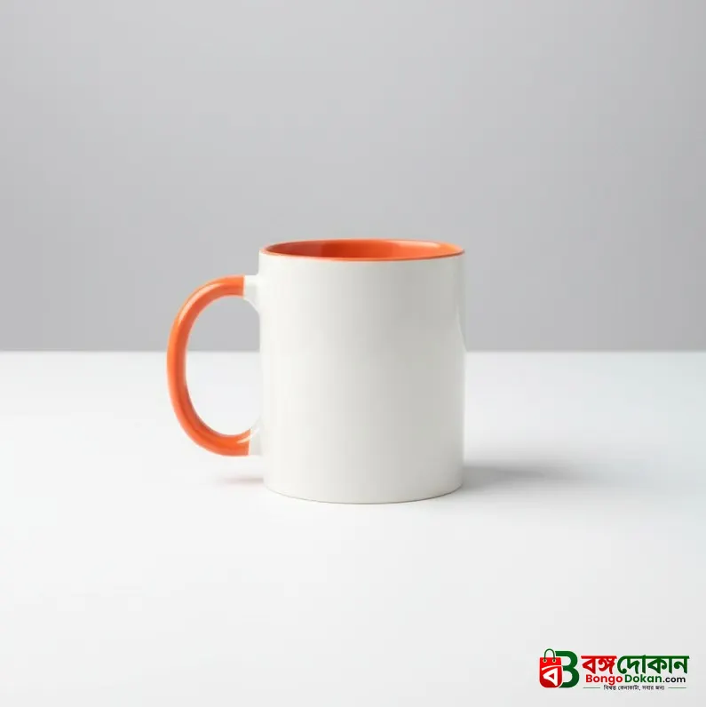 Rim Color Round Handle Coffee, Tea, Water Mug, Add Photo Text Logo Picture Image - বাংলাদেশে সেরা দাম ও লাইফস্টাইল কালেকশন - বাংলাদেশে সেরা অফার ও দাম