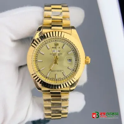 Rolex Quartz Movement Stainless Steel Analog Watch for Men - বাংলাদেশে সেরা দাম ও নতুন কালেকশন - গ্যালারি