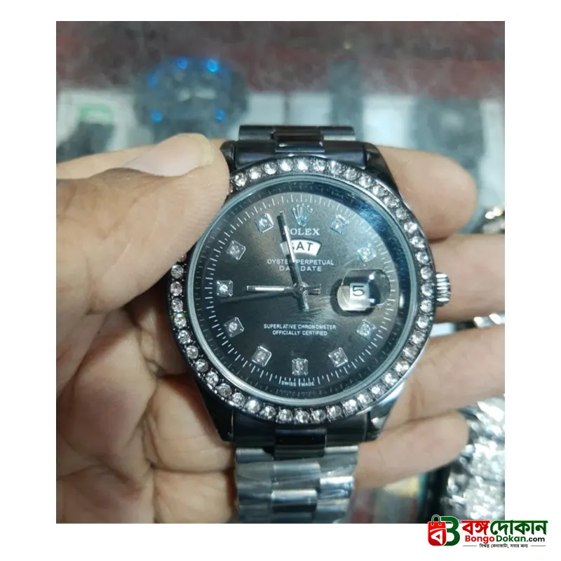 Rolex Quartz Movement Stainless Steel Analog Watch for Men - বাংলাদেশে সেরা দাম ও নতুন কালেকশন - গ্যালারি