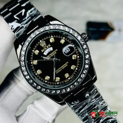 Rolex Quartz Movement Stainless Steel Analog Watch for Men - বাংলাদেশে সেরা দাম ও নতুন কালেকশন - গ্যালারি