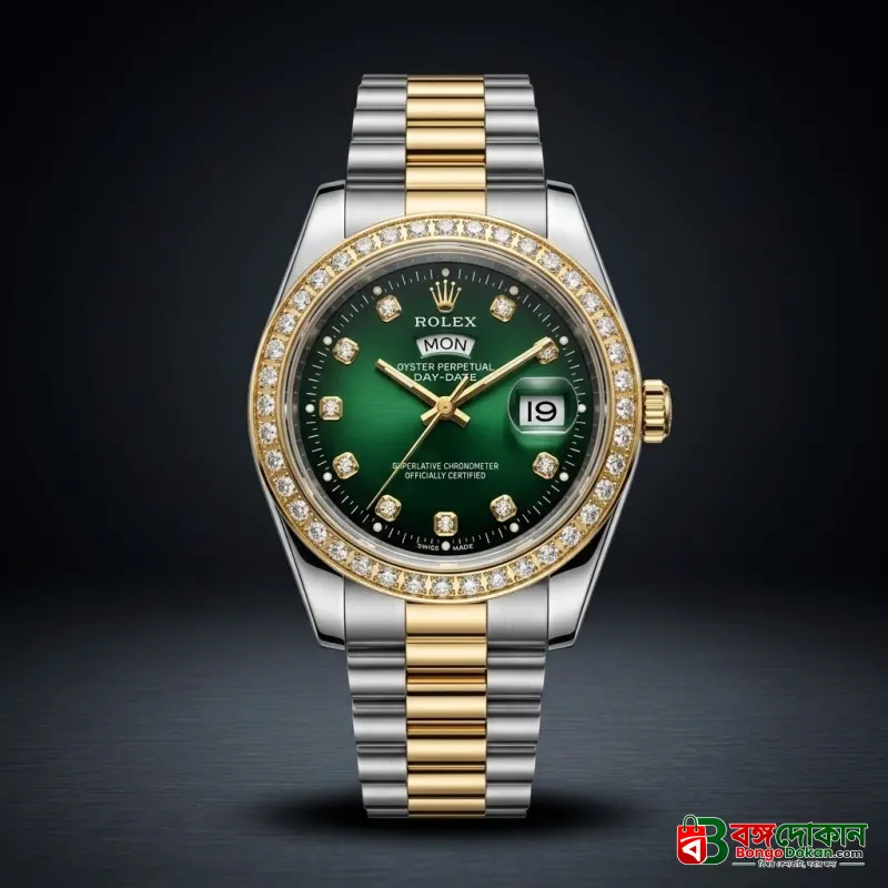 Rolex Quartz Movement Stainless Steel Analog Watch for Men - বাংলাদেশে সেরা দাম ও নতুন কালেকশন - বাংলাদেশে সেরা অফার ও দাম