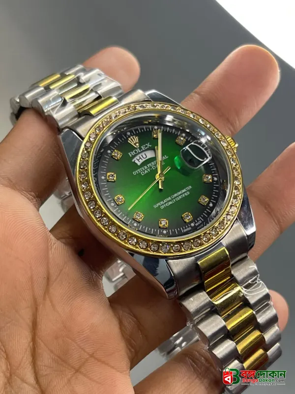Rolex Quartz Movement Stainless Steel Analog Watch for Men - বাংলাদেশে সেরা দাম ও নতুন কালেকশন - গ্যালারি