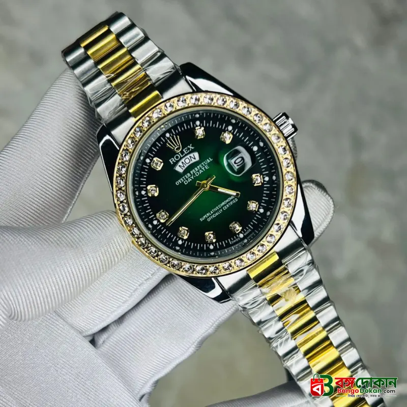 Rolex Quartz Movement Stainless Steel Analog Watch for Men - বাংলাদেশে সেরা দাম ও নতুন কালেকশন - গ্যালারি