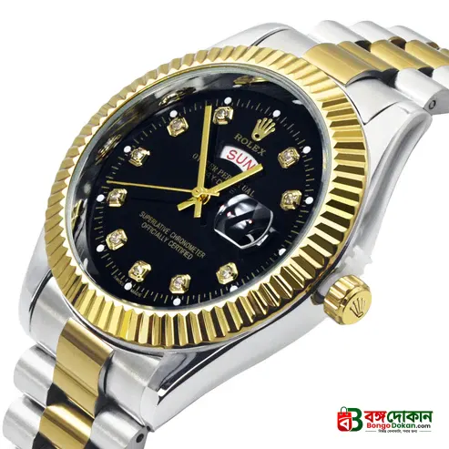 Rolex Quartz Movement Stainless Steel Analog Watch for Men - বাংলাদেশে সেরা দাম ও নতুন কালেকশন - গ্যালারি