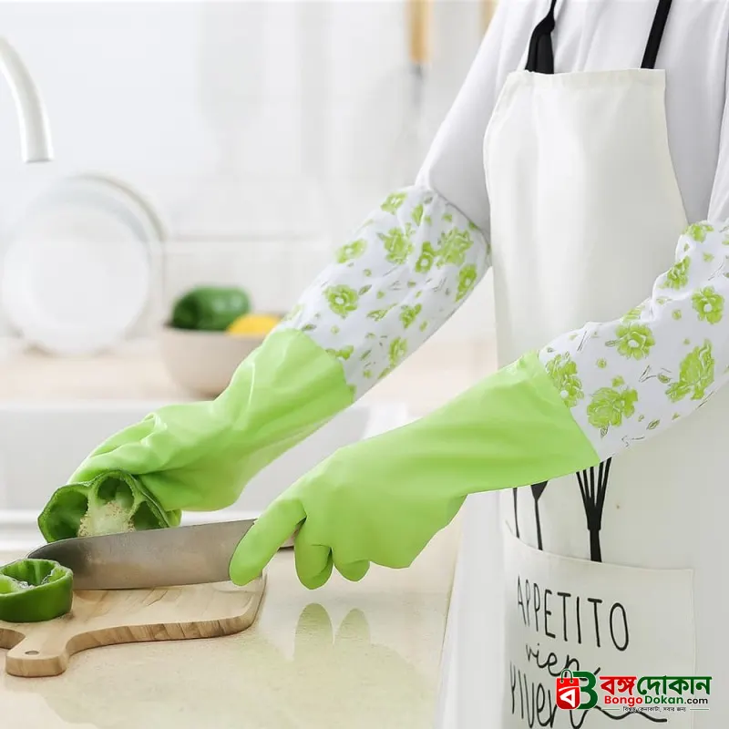 Rubber Cleaning & Kitchen Dishwashing Gloves – Durable, Waterproof & Heat-Resistant Multipurpose Gloves with Non-Slip Grip for Household Cleaning (Multi-Colors) - বাংলাদেশে সেরা দাম ও লাইফস্টাইল কালেকশন - বাংলাদেশে সেরা অফার ও দাম