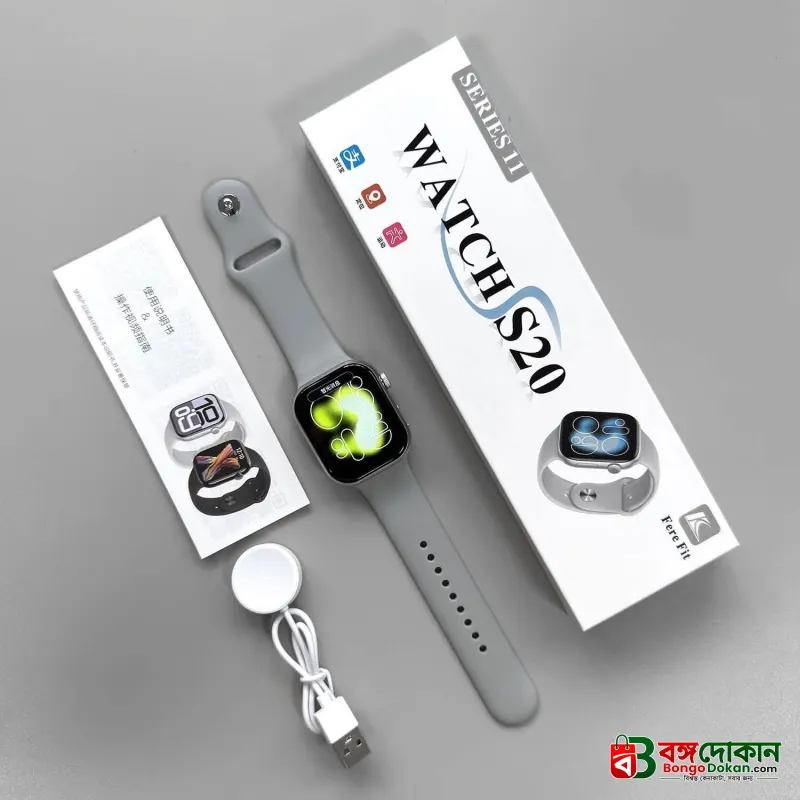 S20 Series 11 Smart Watch (Bluetooth Calling | Big Display | Fitness Tracker - বাংলাদেশে সেরা দাম ও স্মার্ট ফিচার - গ্যালারি
