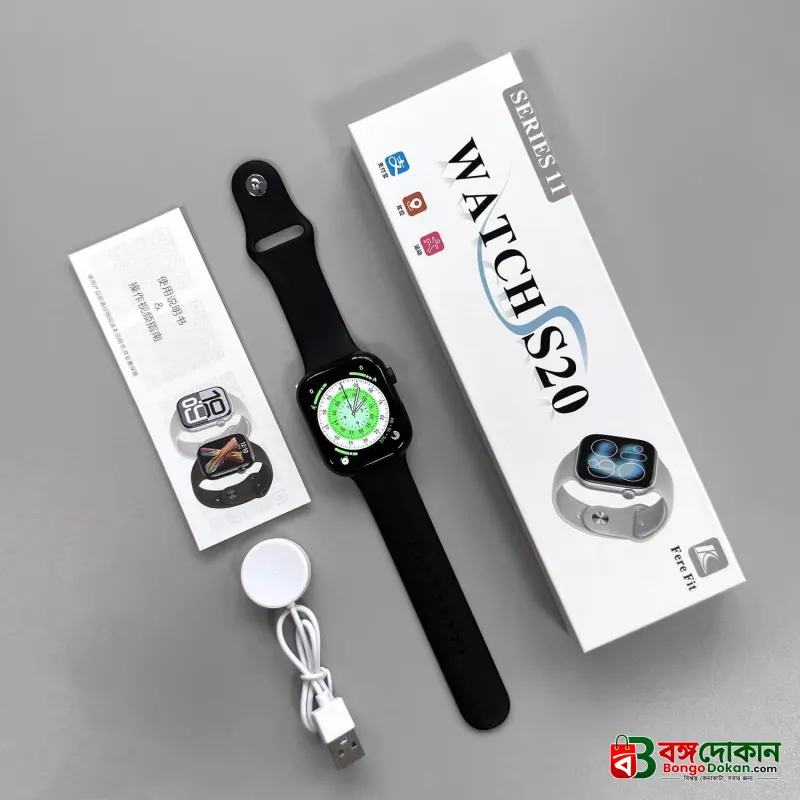 S20 Series 11 Smart Watch (Bluetooth Calling | Big Display | Fitness Tracker - বাংলাদেশে সেরা দাম ও স্মার্ট ফিচার - গ্যালারি