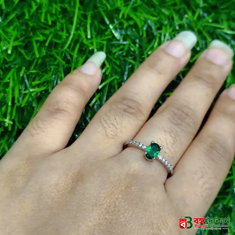 Sapphire Crystal Ring – Premium Silver Finish - বাংলাদেশে সেরা দাম ও এক্সক্লুসিভ ডিজাইন - গ্যালারি