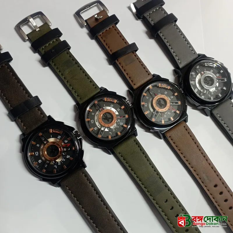 Signature Trendy Men Watch (Brown) - বাংলাদেশে সেরা দাম ও নতুন কালেকশন - গ্যালারি