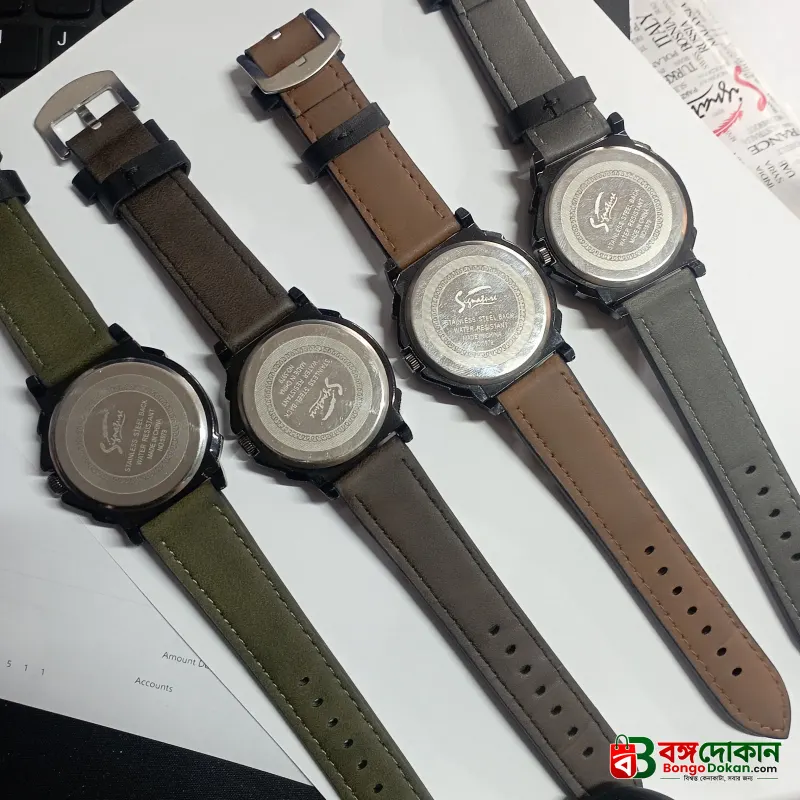 Signature Trendy Men Watch (Brown) - বাংলাদেশে সেরা দাম ও নতুন কালেকশন - গ্যালারি