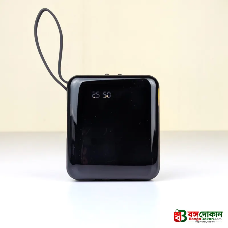 Smart 10000mAh Fast Charging Power Bank – Portable TWS & Phone Charger with Built-in Micro, Type-C, Lightning & USB Cables - বাংলাদেশে সেরা দাম ও স্পেসিফিকেশন - গ্যালারি