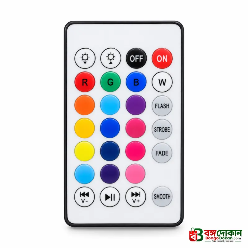 Smart LED Bluetooth Speaker Music Bulb – AC 220V Color-Changing RGB Light Bulb with Remote Control, Wireless Audio Playback & Energy-Saving E27/B22 Socket Support - বাংলাদেশে সেরা দাম ও স্পেসিফিকেশন - গ্যালারি
