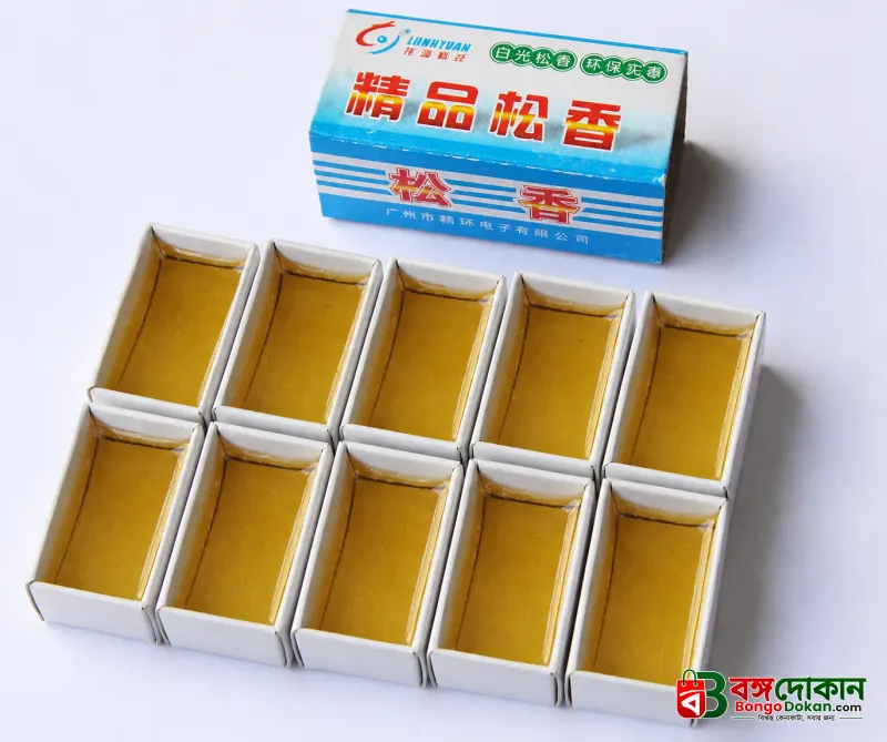 Soldering Flux Rosin 10 Pcs Box – 100% Original High Quality Rosin Flux for Electronics PCB Repair, Strong Insulation & Non-Corrosive Soldering - বাংলাদেশে সেরা দাম ও এক্সক্লুসিভ ডিজাইন - গ্যালারি