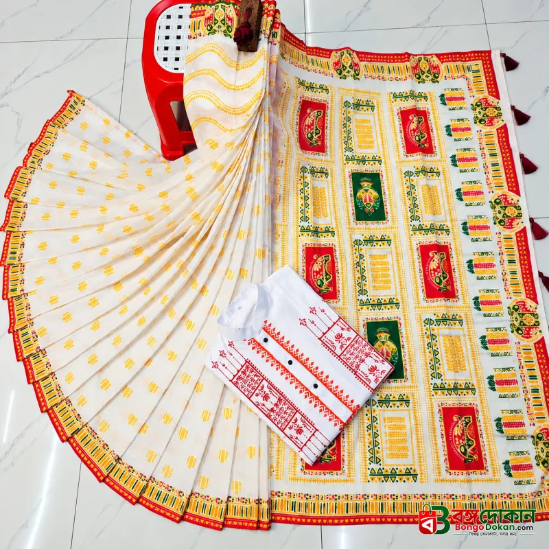 Special Puja Collection: Traditional Art Print Couple Set - বাংলাদেশে সেরা দাম ও আকর্ষণীয় কালেকশন - বাংলাদেশে সেরা অফার ও দাম