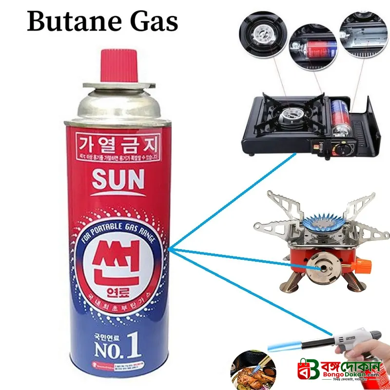 Sun Butane Gas Cartridge 220g – Portable & Leak-Proof High-Purity Fuel Canister for Camping Stoves, Heaters & Outdoor Cooking - বাংলাদেশে সেরা দাম ও লাইফস্টাইল কালেকশন - গ্যালারি