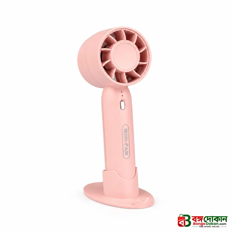 T10 Handheld Mini Fan – Portable USB Rechargeable Desk Fan with Adjustable Speed, Low Noise High-Speed Airflow & Desktop Stand for Travel & Office - বাংলাদেশে সেরা দাম ও স্পেসিফিকেশন - গ্যালারি