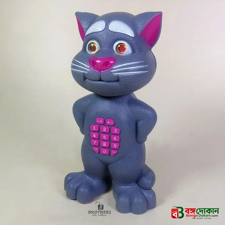 Talking Tom Intelligent Touching Cat with Wonderful Voice, Stories and Songs with Touch Functions - বাংলাদেশে সেরা দাম ও আকর্ষণীয় খেলনা - বাংলাদেশে সেরা অফার ও দাম