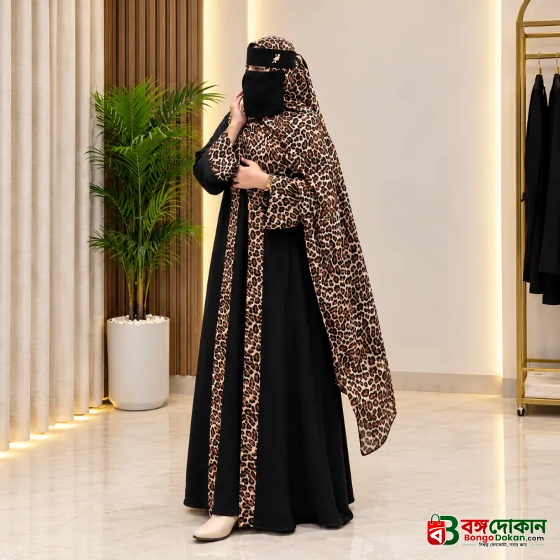 Tiger Print Abaya – 01 - বাংলাদেশে সেরা দাম ও আকর্ষণীয় কালেকশন - গ্যালারি