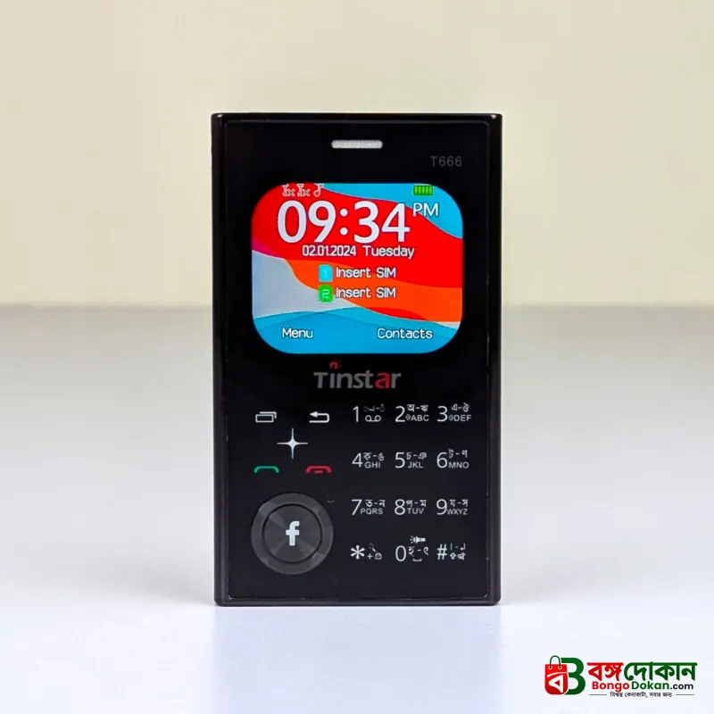 Tinstar T666 Dual sim supported Card phone Golden color - বাংলাদেশে সেরা দাম ও স্পেসিফিকেশন - গ্যালারি